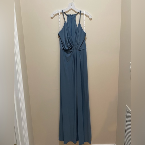 David’s Bridal jersey a-line bridesmaid dress with knot detail - Picture 4 of 6